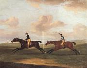 Francis Sartorius The Race For The King's Plate at Newmarket,6th May 1797,Won By 'Tottenridge' oil painting artist